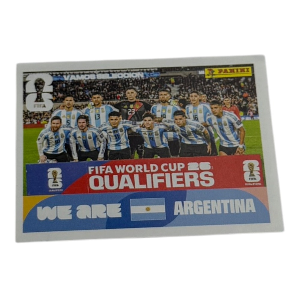 Panini FIFA World Cup 2026 Qualifiers Argentina Team Sticker ARG 13 Lionel Messi